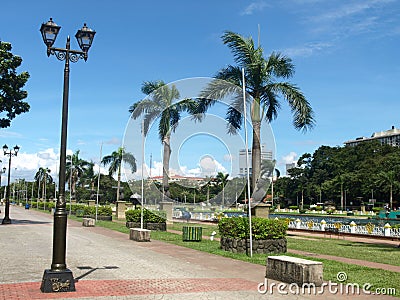 Rizal Park in Manila Stock Photo