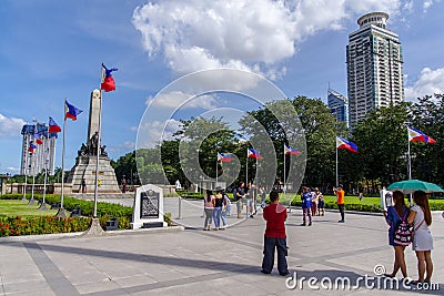 Rizal Park ,Manila Editorial Stock Photo