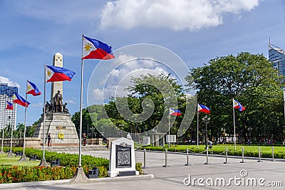 Rizal Park ,Manila Editorial Stock Photo
