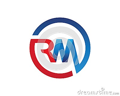 RM Letter Logo Vector Illustration