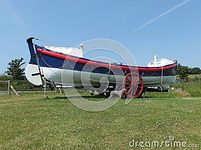 RNLB Queen Victoria Lifeboat Editorial Stock Photo