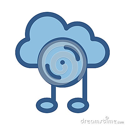 Music note Fill Isolated Vector icon which can easily modify or edit Vector Illustration