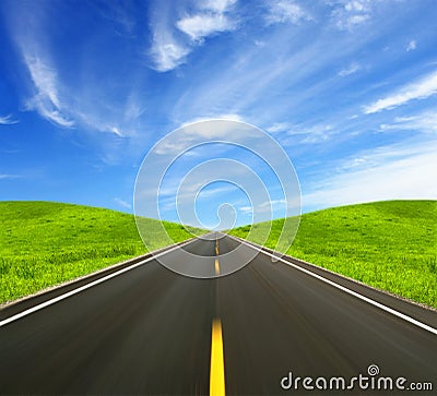 Road Ahead Stock Photo