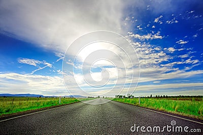 Road ahead Stock Photo