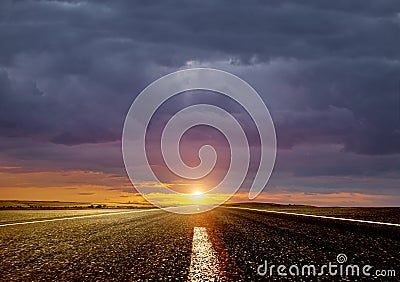 Road Ahead Stock Photo