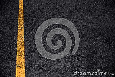 Road asphalt texture with traffic line for transport Stock Photo