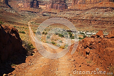 Road through Canyonland National Park Stock Photo