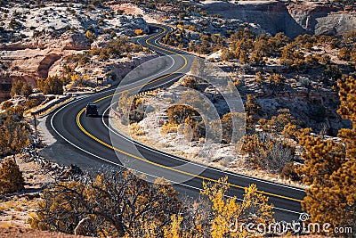 Road in Canyonlands National Park, Utah, USA Stock Photo
