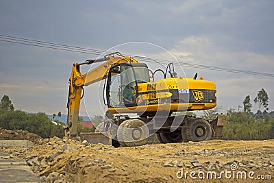 Road Construction Equipment Editorial Stock Photo
