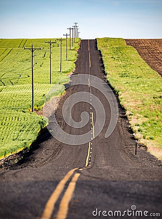 Country road Stock Photo