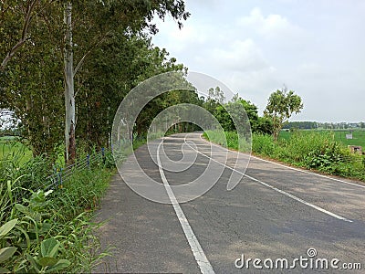 Road curv Stock Photo