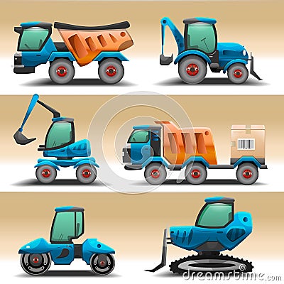 Road equipment Vector Illustration