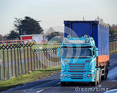 road haulage truck Stock Photo