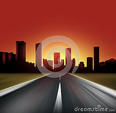 Road Vector Illustration