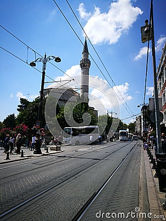 Road in Instanbul Editorial Stock Photo