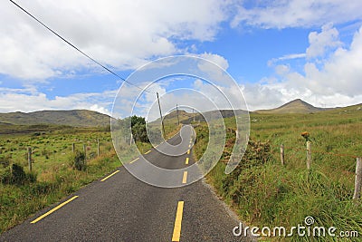 A road in Irland Stock Photo