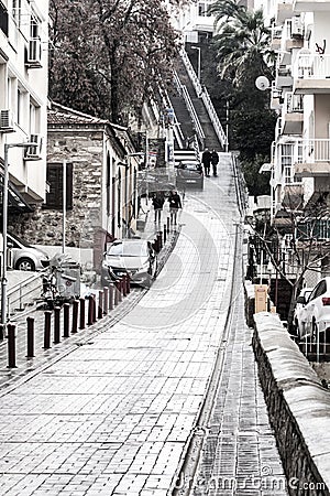 Road in Izmir Turkey Editorial Stock Photo