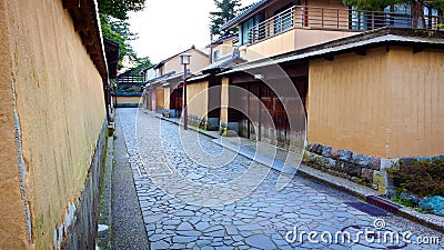 Road in a Japanese Village Stock Photo