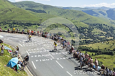 Road of Le Tour de France Editorial Stock Photo