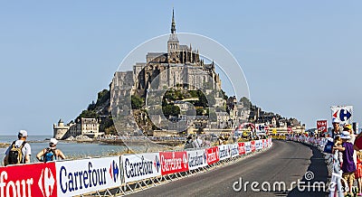 Road of Le Tour de France Editorial Stock Photo