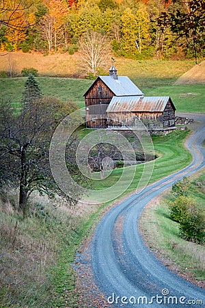 Vermont barn Stock Photo