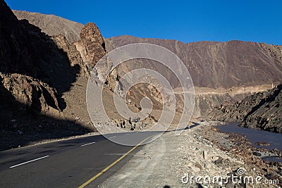 Road in little Tibet Stock Photo