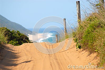 Road in Mozambique Stock Photo