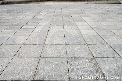 road paved stones of a Brick Walkway, background and pattern Stock Photo