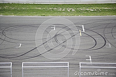 Road racing circuit Stock Photo