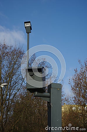 Road radar Stock Photo