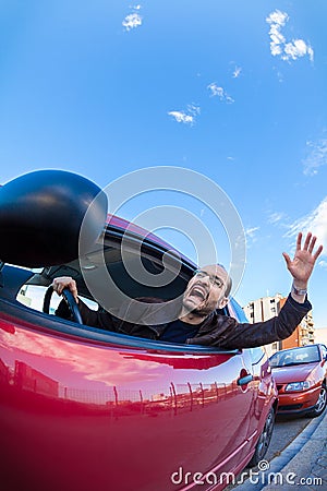 Road rage 3 Stock Photo