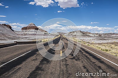 A road on route 66 Stock Photo
