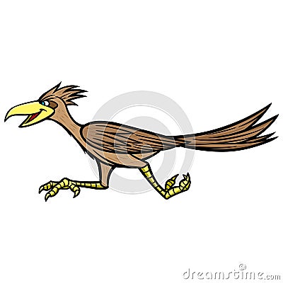 Road Runner Vector Illustration