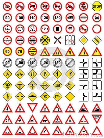 Road sign Stock Photo