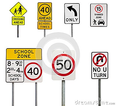 Road signs Stock Photo