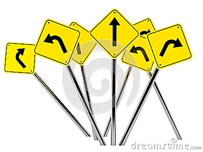 Road signs Stock Photo