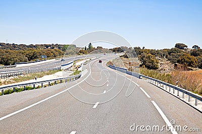 A road is in Spain Stock Photo