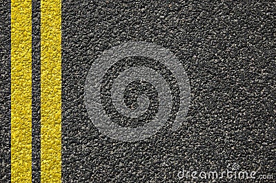 Road texture with lines Stock Photo