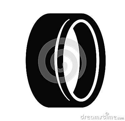 Road tire Vector Illustration