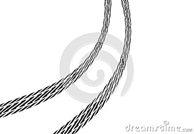 Road tires path car tracks vector image Vector Illustration