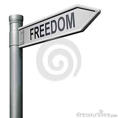 Road to freedom Stock Photo