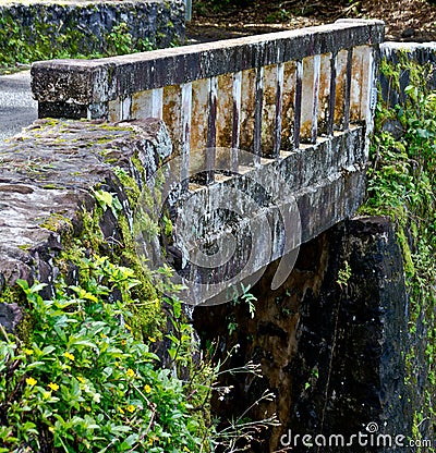 Road to Hanna Bridge Stock Photo