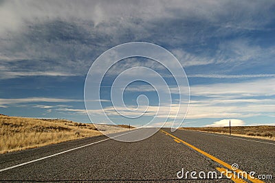 Road To Nowhere Stock Photo