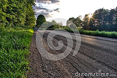 Road to nowhere Stock Photo