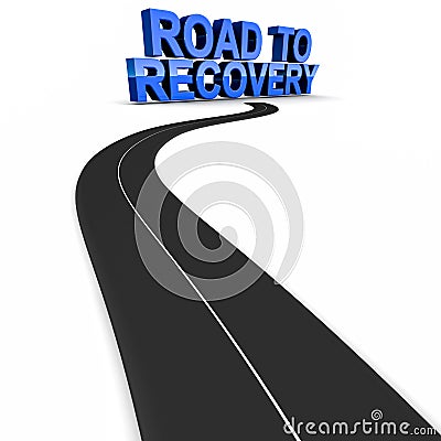 Road to recovery Stock Photo