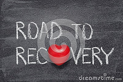Road to recovery Stock Photo