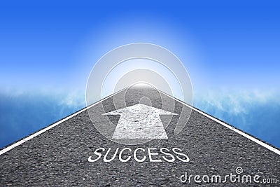 Road to Success Stock Photo