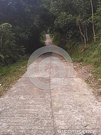 Road track high walkway Stock Photo