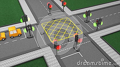 Road Traffic Light Concept Animation. Stock Video - Video of interchange, junction: 203726897 Road Traffic Light Concept Animation. Stock Video - Video of interchange, junction: 203726897