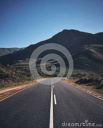 The Road Less Travelled Stock Photo